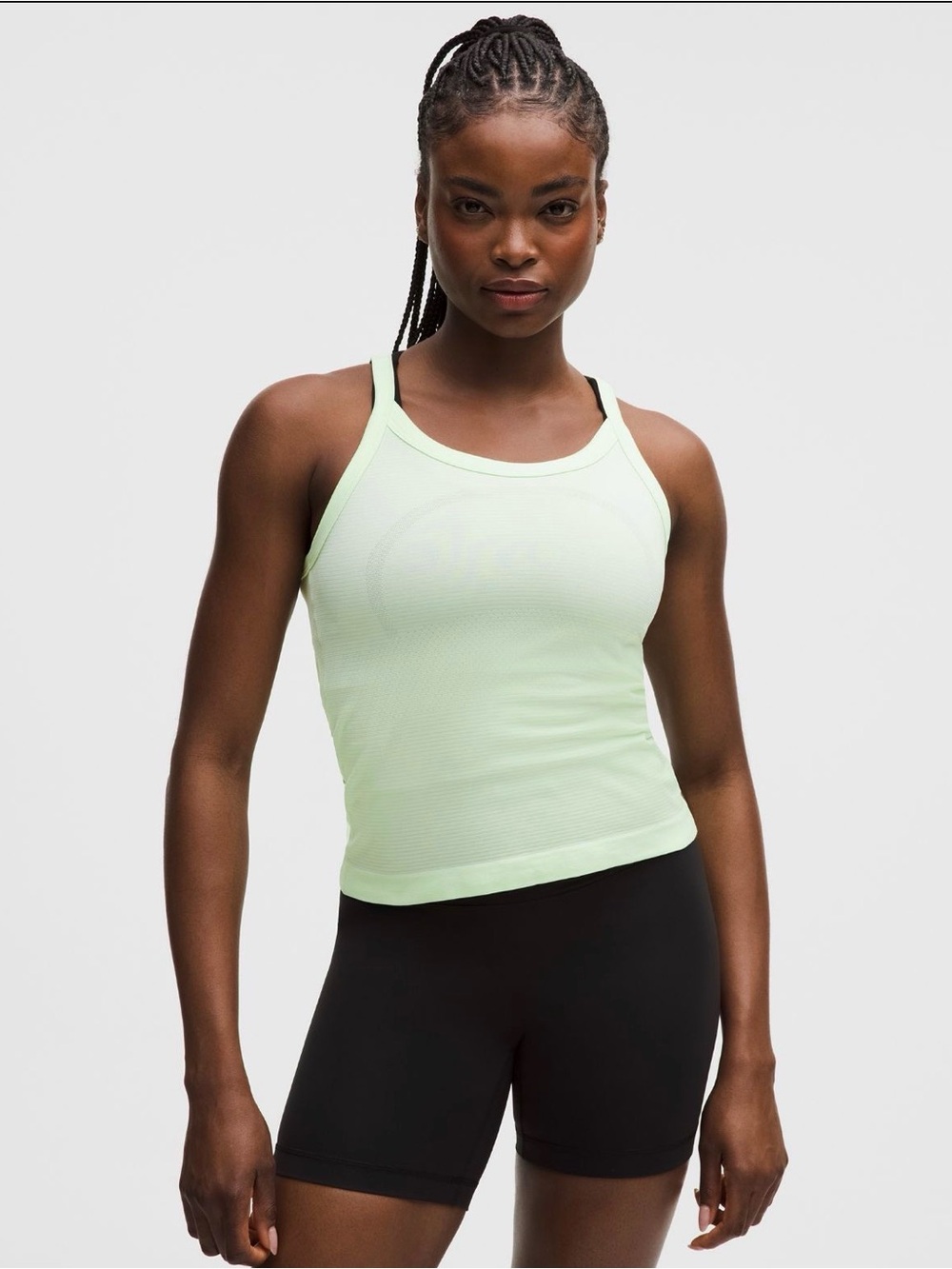 lululemon athletica Light Green Tank Top